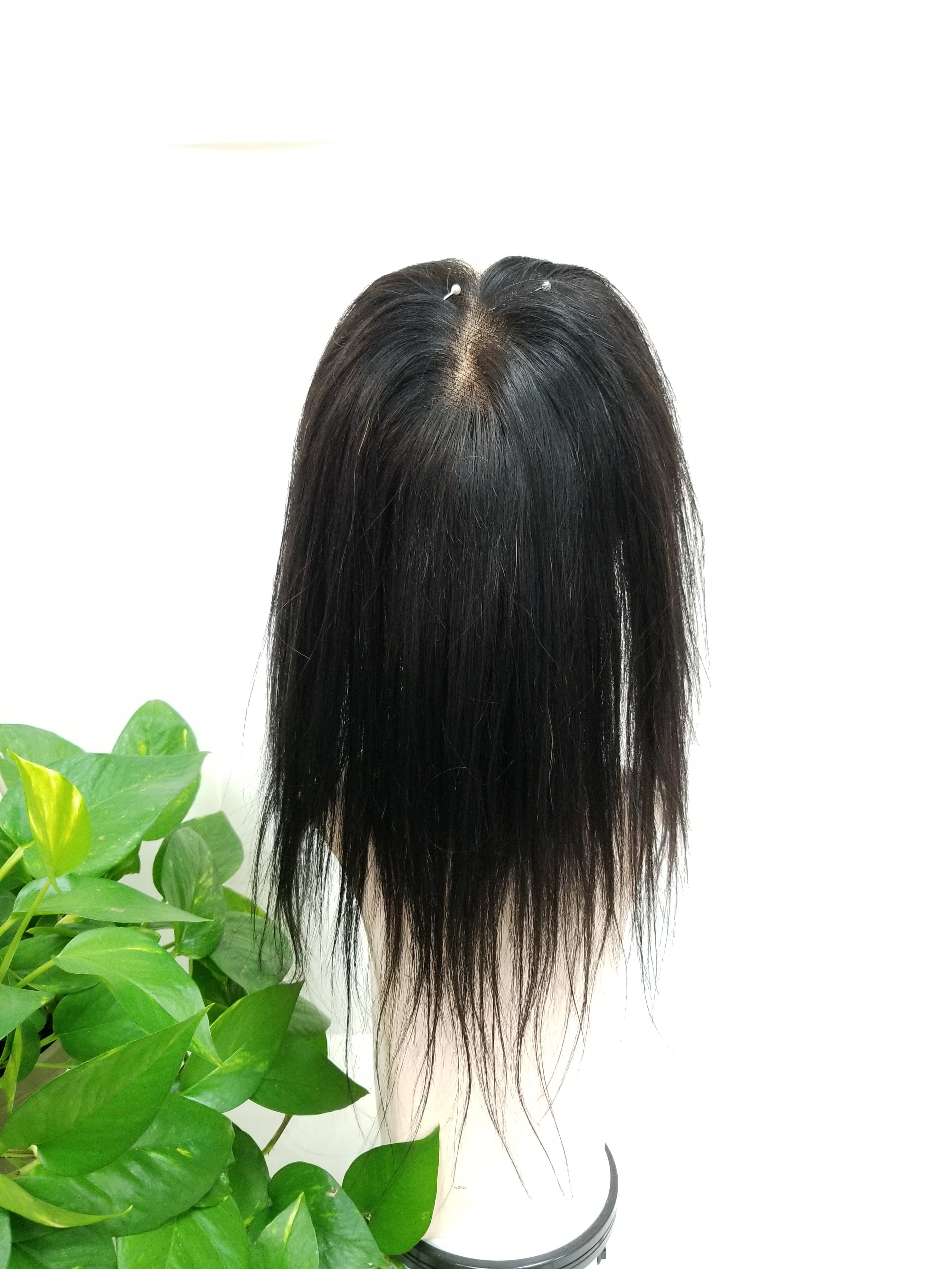 10030 Human Hair Topper Made by Lucy - Wigs Only 4 You