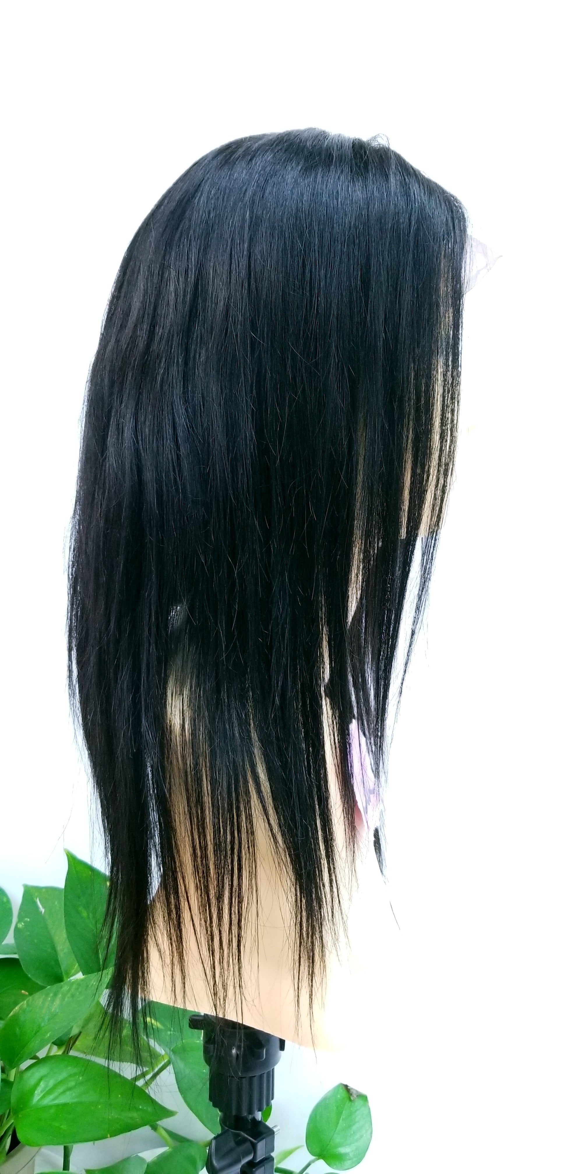 100% Brazilian Human Hair Full Hand Tied Lace Wig