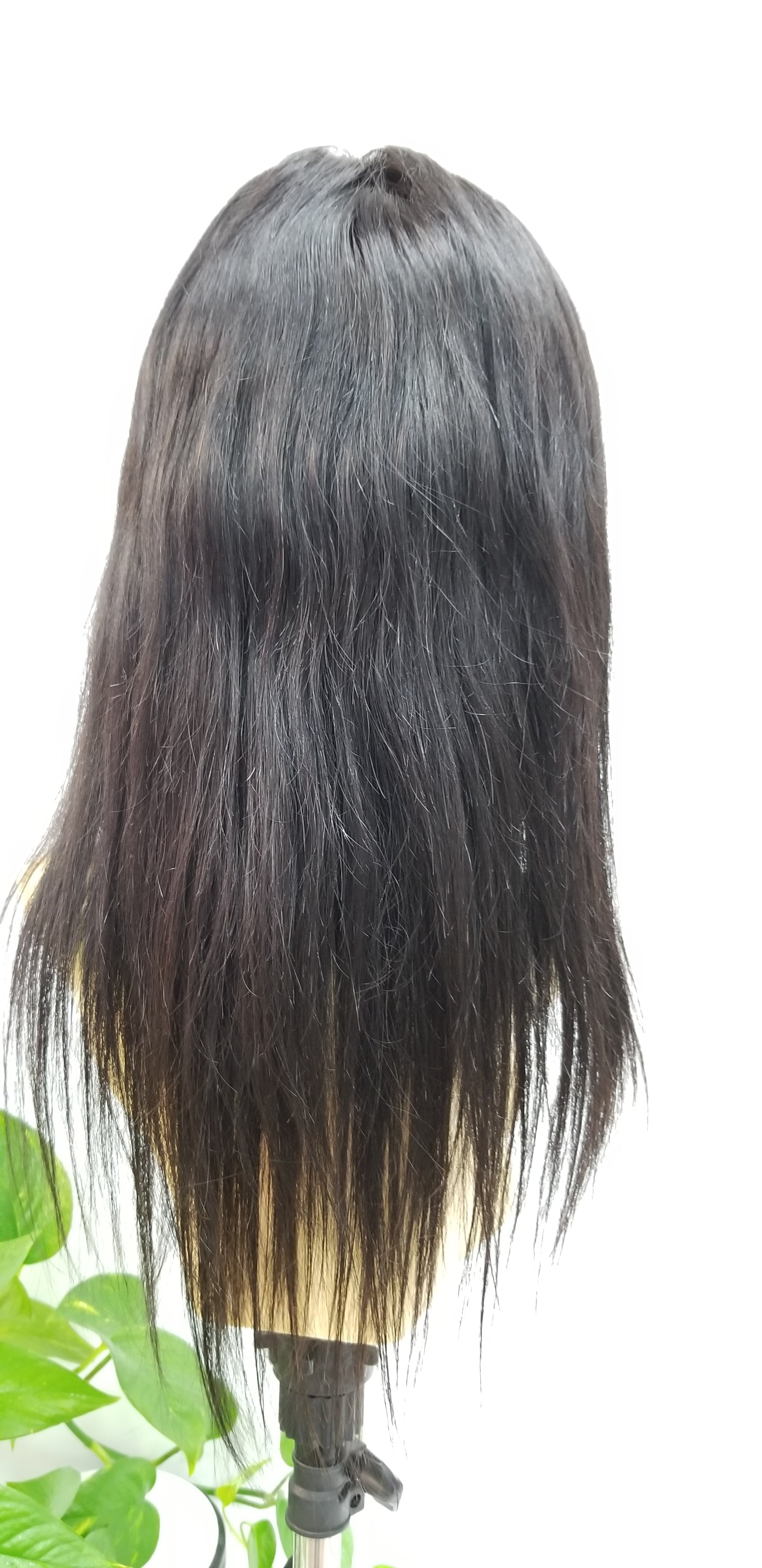 100% Brazilian Human Hair Full Hand Tied Lace Wig