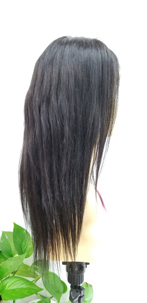 100% Brazilian Human Hair Full Hand Tied Lace Wig